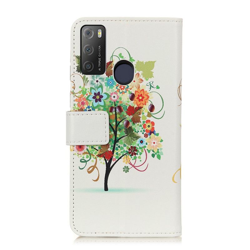 Flip Cover Alcatel 1S / 3L (2021) Blomstrende Træ