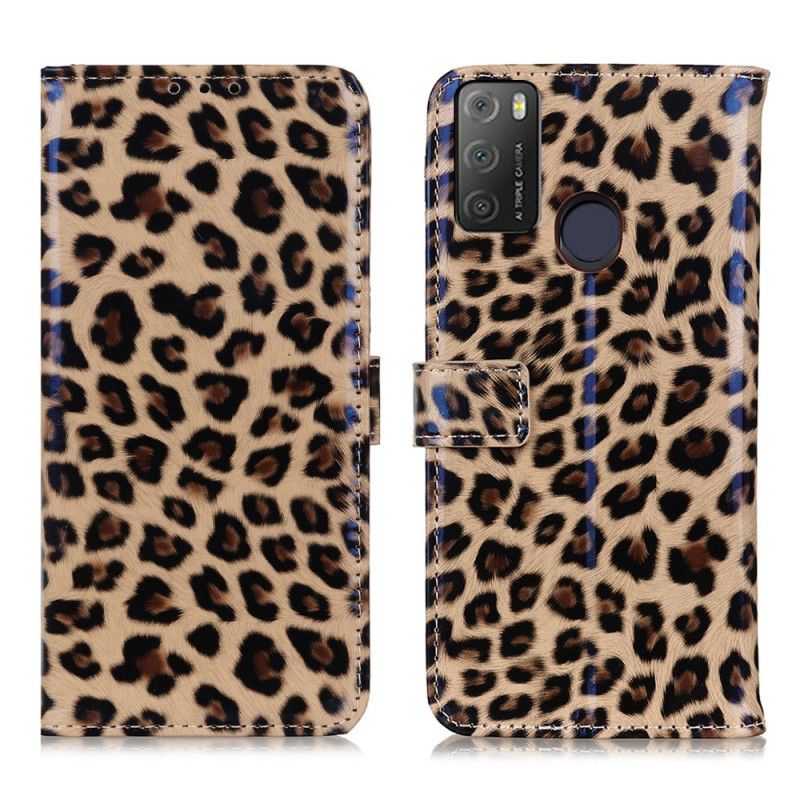 Flip Cover Alcatel 1S / 3L (2021) Leopard