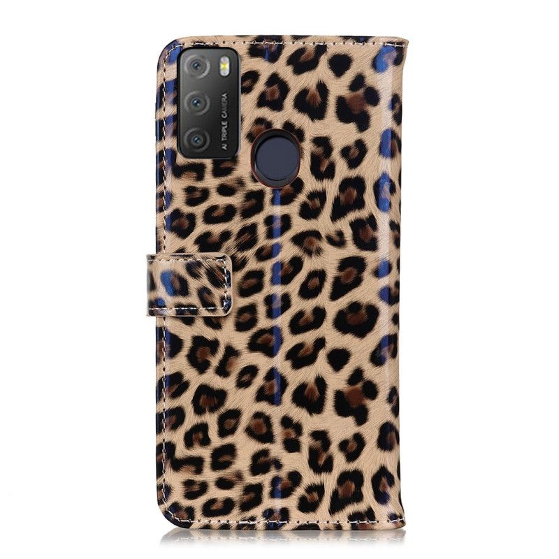 Flip Cover Alcatel 1S / 3L (2021) Leopard