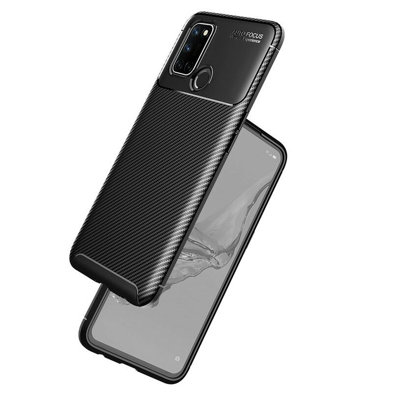 Cover Realme 7i Fleksibel Kulfibertekstur