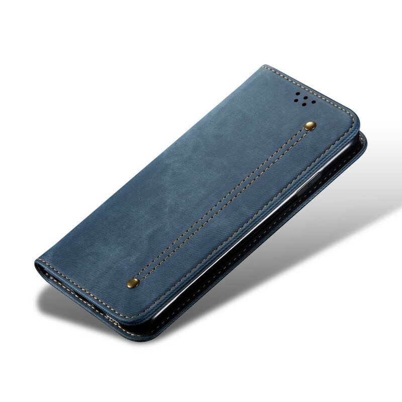 Cover Realme 7i Flip Cover Denimstof