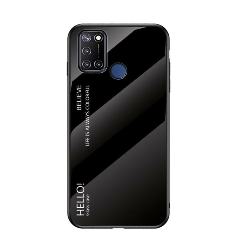 Mobilcover Realme 7i Hej Hærdet Glas