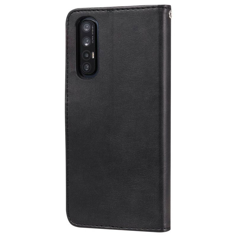 Flip Cover Oppo Find X2 Neo Vintage Pung