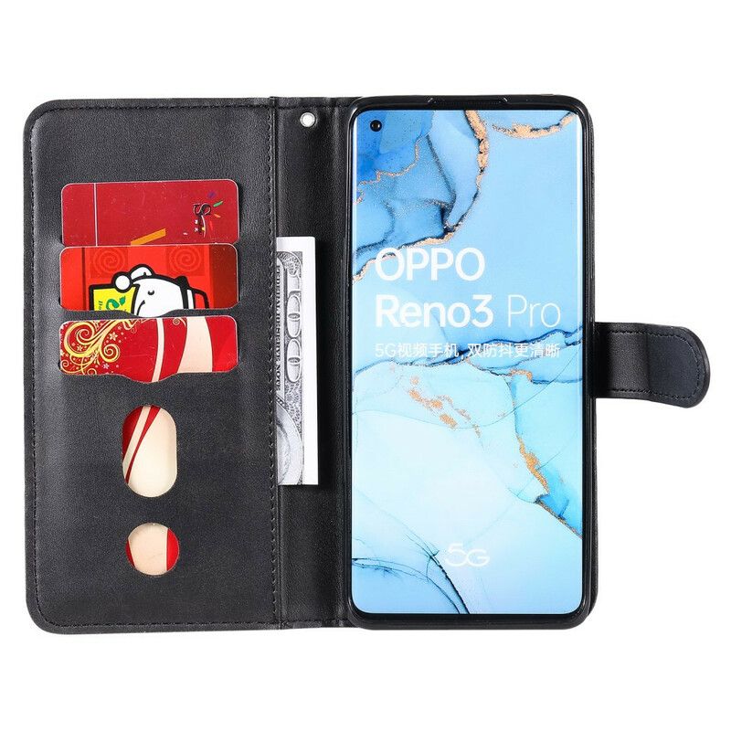 Flip Cover Oppo Find X2 Neo Vintage Pung