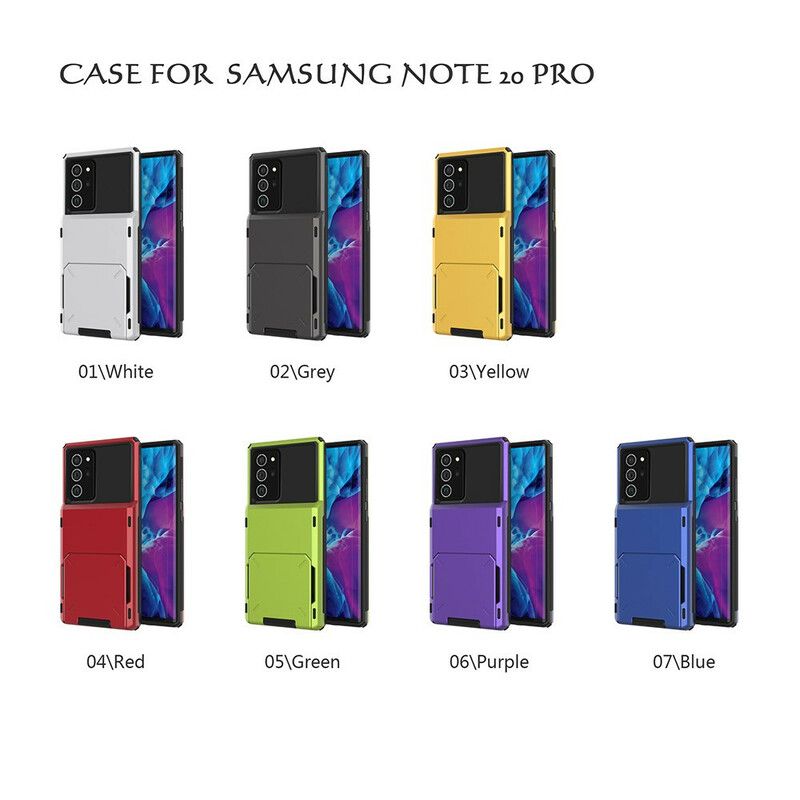 Cover Samsung Galaxy Note 20 Ultra Fældkortholder Og Stativ