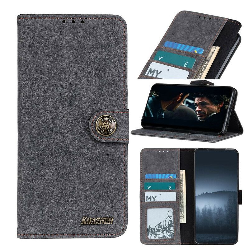 Flip Cover Samsung Galaxy Note 20 Ultra Retro Split Kunstlæder Khazneh