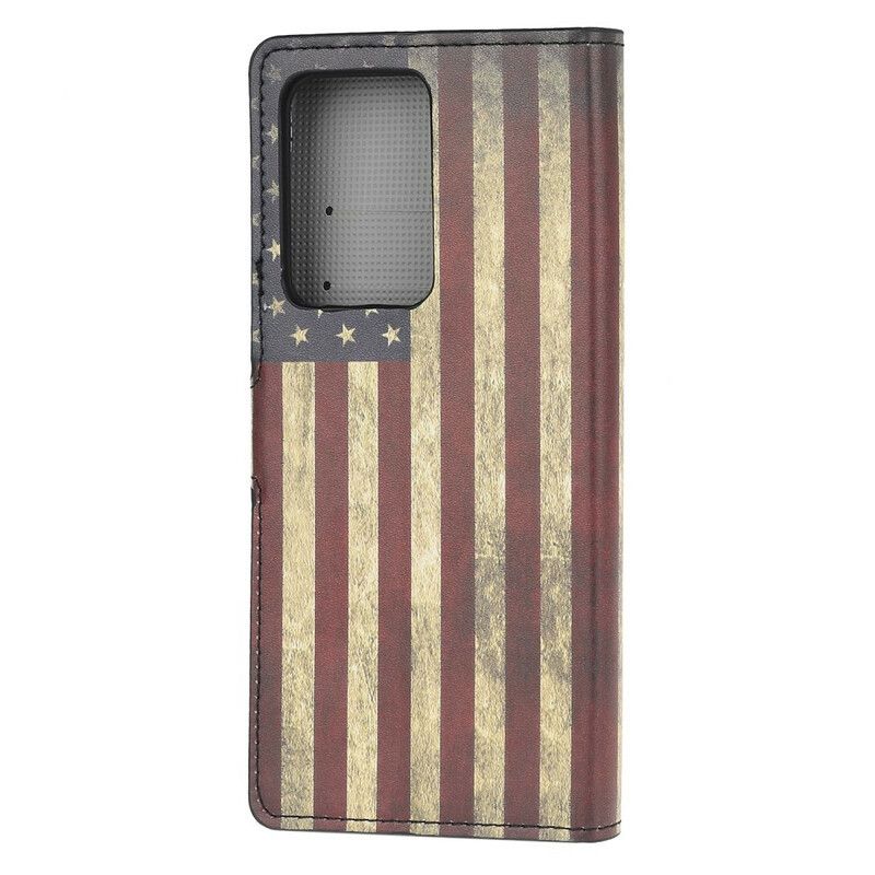 Flip Cover Samsung Galaxy Note 20 Ultra Usa Flag