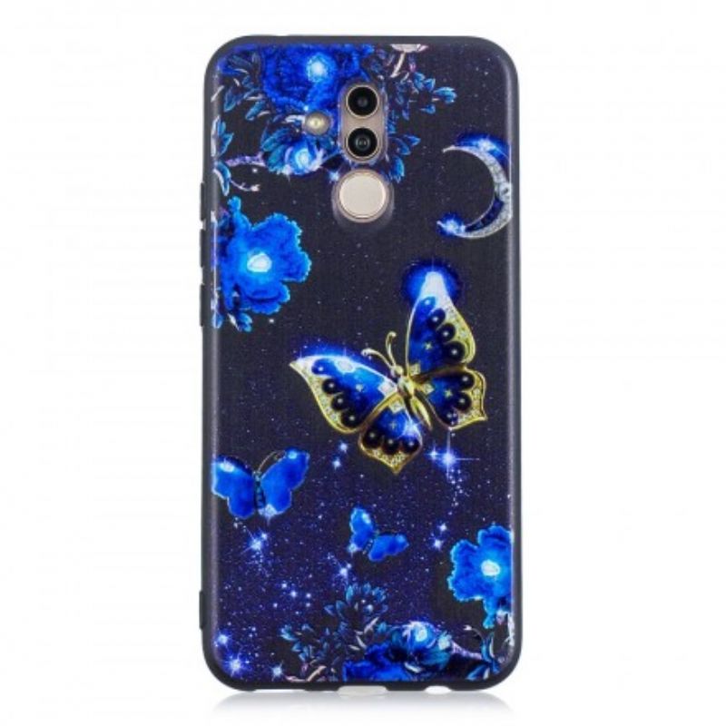 Cover Huawei Mate 20 Lite I Gylden Sommerfugl