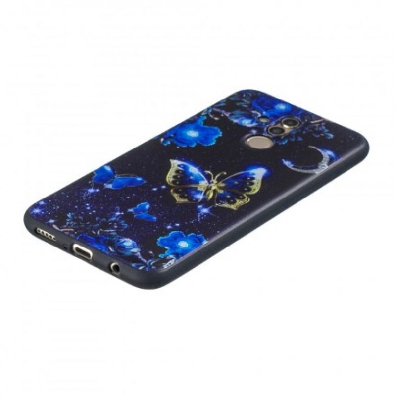 Cover Huawei Mate 20 Lite I Gylden Sommerfugl