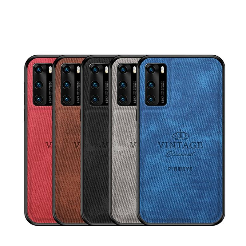 Cover Huawei P40 Æderlig Vintage Pinwuyo