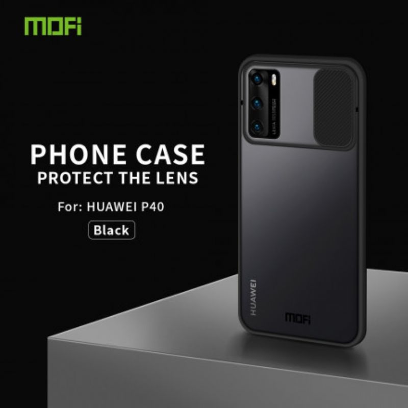 Cover Huawei P40 Camshield Farvede Kanter Mofi