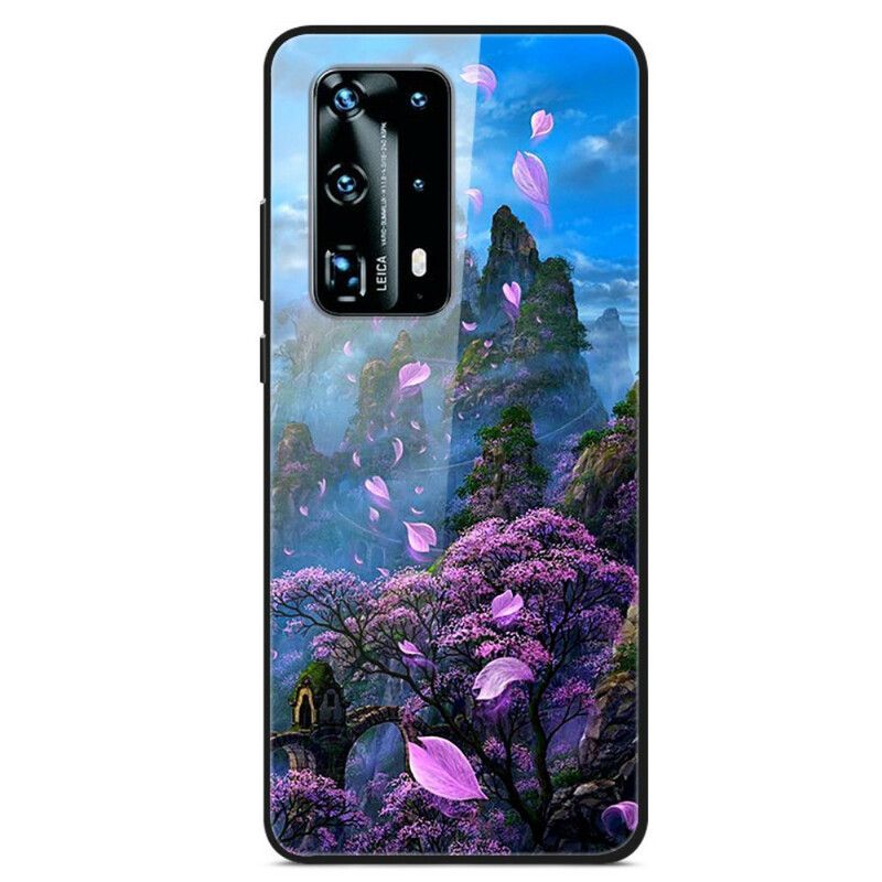 Cover Huawei P40 Fantasilandskab I Hærdet Glas