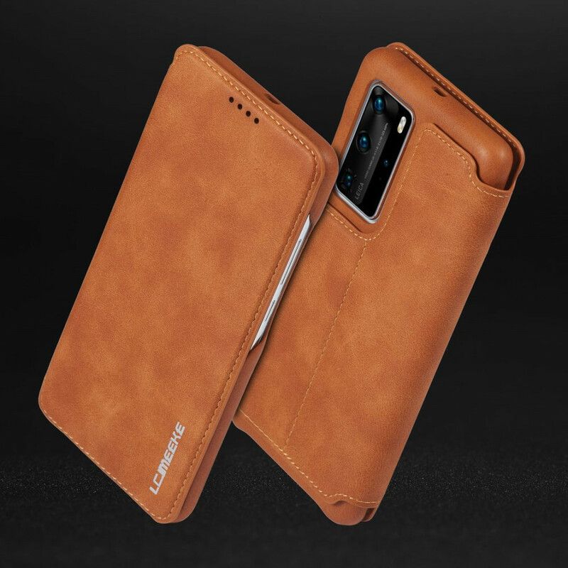 Cover Huawei P40 Flip Cover Lc.imeeke Lædereffekt