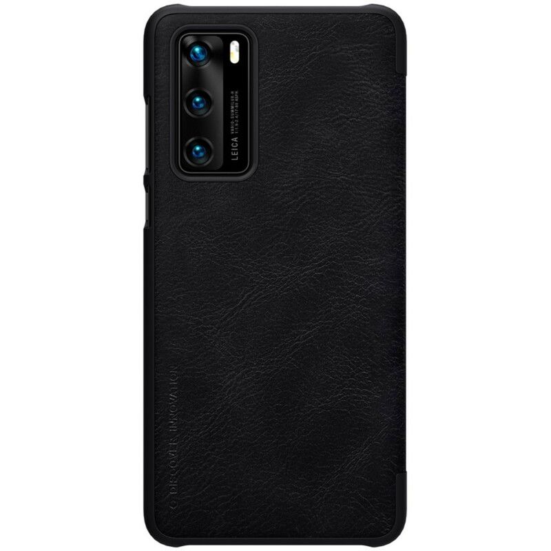 Cover Huawei P40 Flip Cover Qin-serien Nillkin