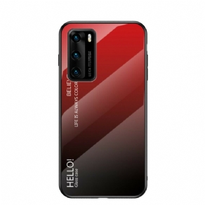 Cover Huawei P40 Hej Hærdet Glas