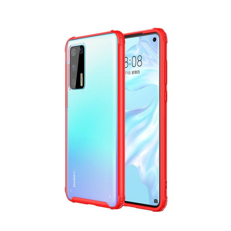 Cover Huawei P40 Hybrid Design Silikone Kanter