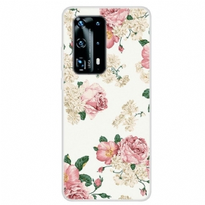 Cover Huawei P40 Liberty Flowers