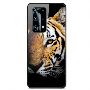 Cover Huawei P40 Realistisk Tigerhærdet Glas