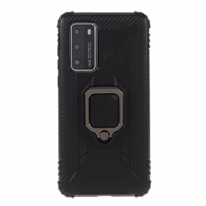 Cover Huawei P40 Ring Og Kulfiber