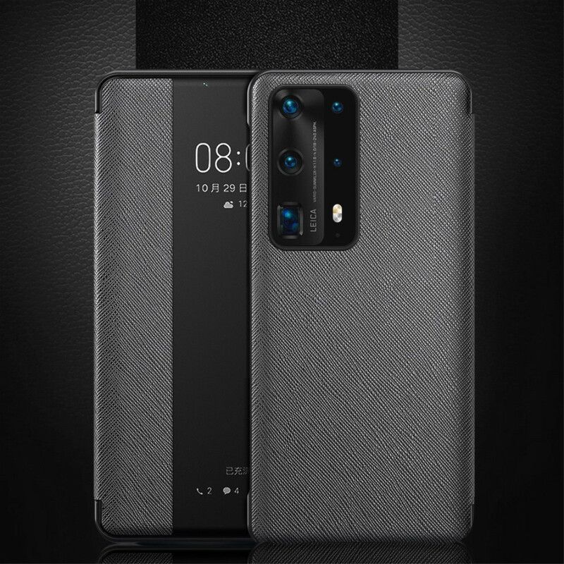 Cover Huawei P40 Tekstureret Kunstlæder