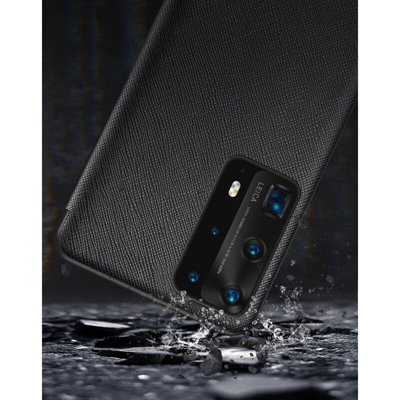 Cover Huawei P40 Tekstureret Kunstlæder