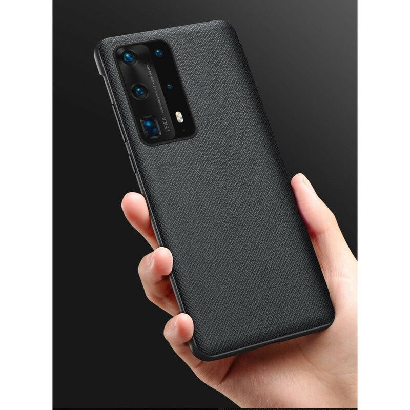 Cover Huawei P40 Tekstureret Kunstlæder