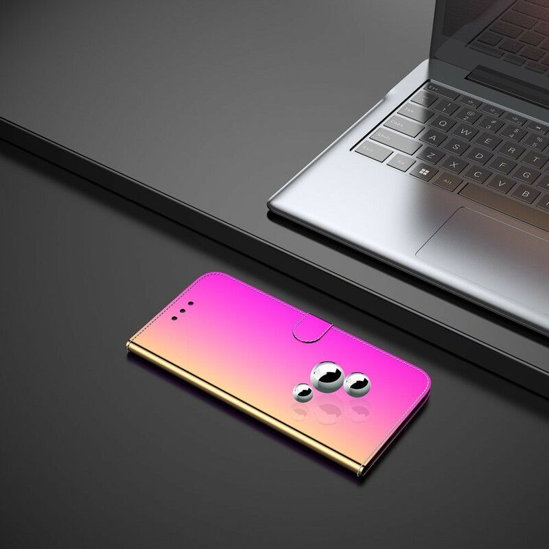 Flip Cover Huawei P40 Spejlcover I Imiteret Læder