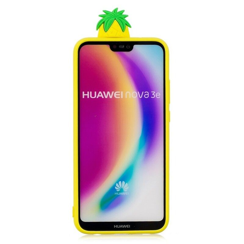 Cover Huawei P20 Lite 3d Ananas