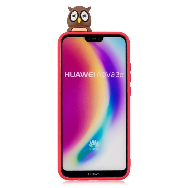 Cover Huawei P20 Lite 3d Frøken Ugle