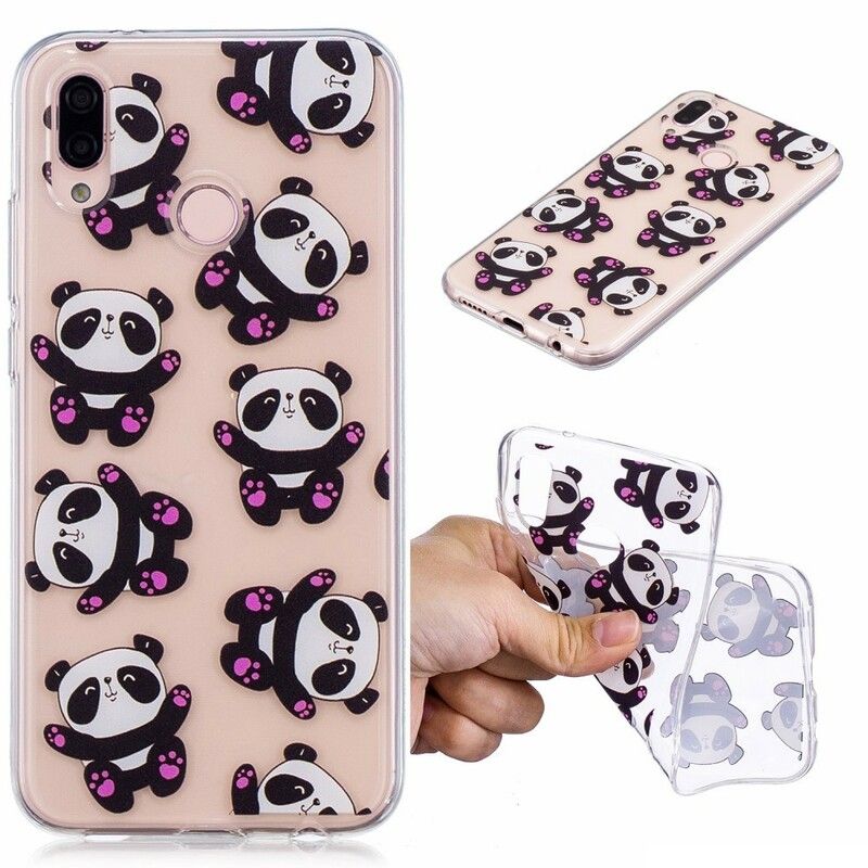 Cover Huawei P20 Lite Transparente Pandaer Har Det Sjovt