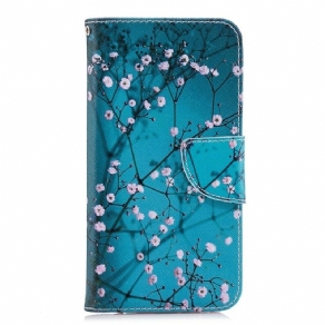 Flip Cover Huawei P20 Lite Blomstrende Træ