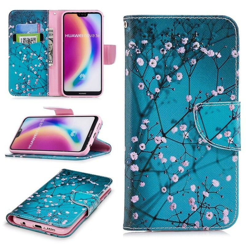 Flip Cover Huawei P20 Lite Blomstrende Træ