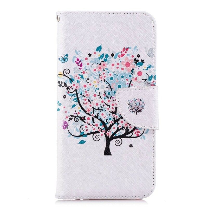 Flip Cover Huawei P20 Lite Blomstret Træ