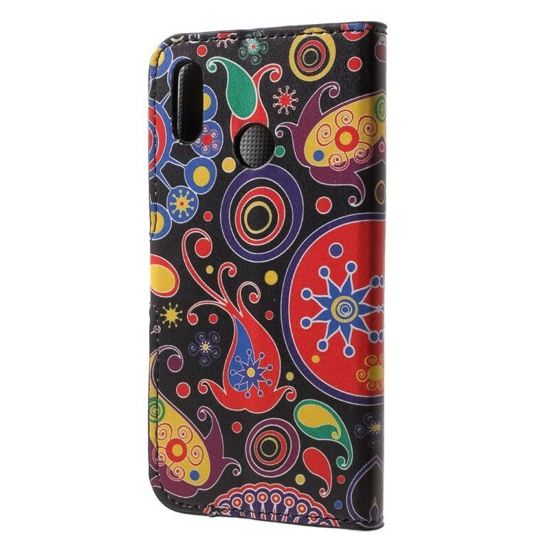 Flip Cover Huawei P20 Lite Galaxy Design