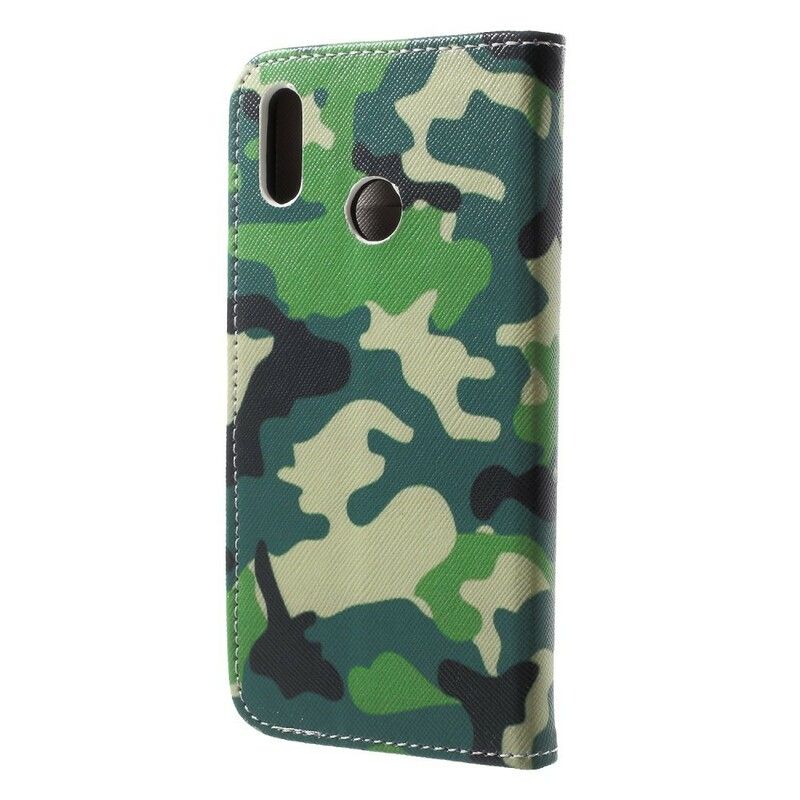 Flip Cover Huawei P20 Lite Militær Camouflage