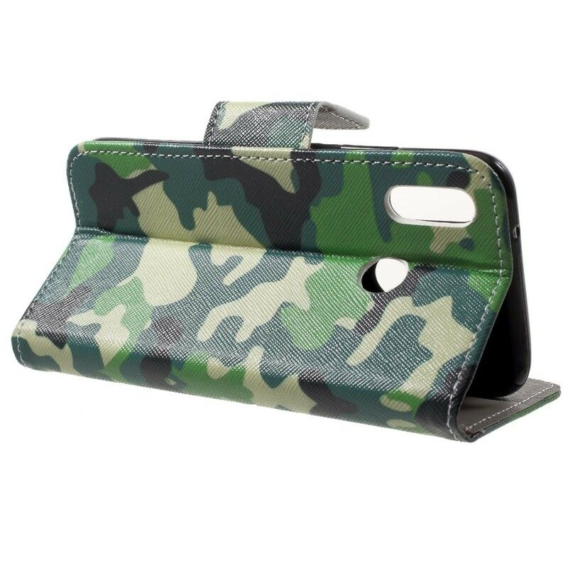 Flip Cover Huawei P20 Lite Militær Camouflage