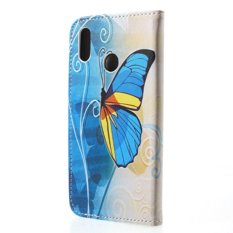 Flip Cover Huawei P20 Lite Sommerfugle