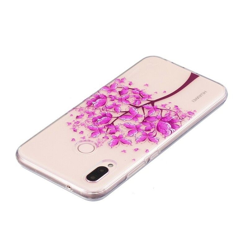 Mobilcover Huawei P20 Lite Transparent Skørt Træ