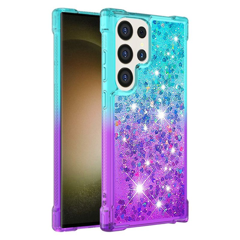 Cover Samsung Galaxy S24 Ultra 5g Flydende Glitter