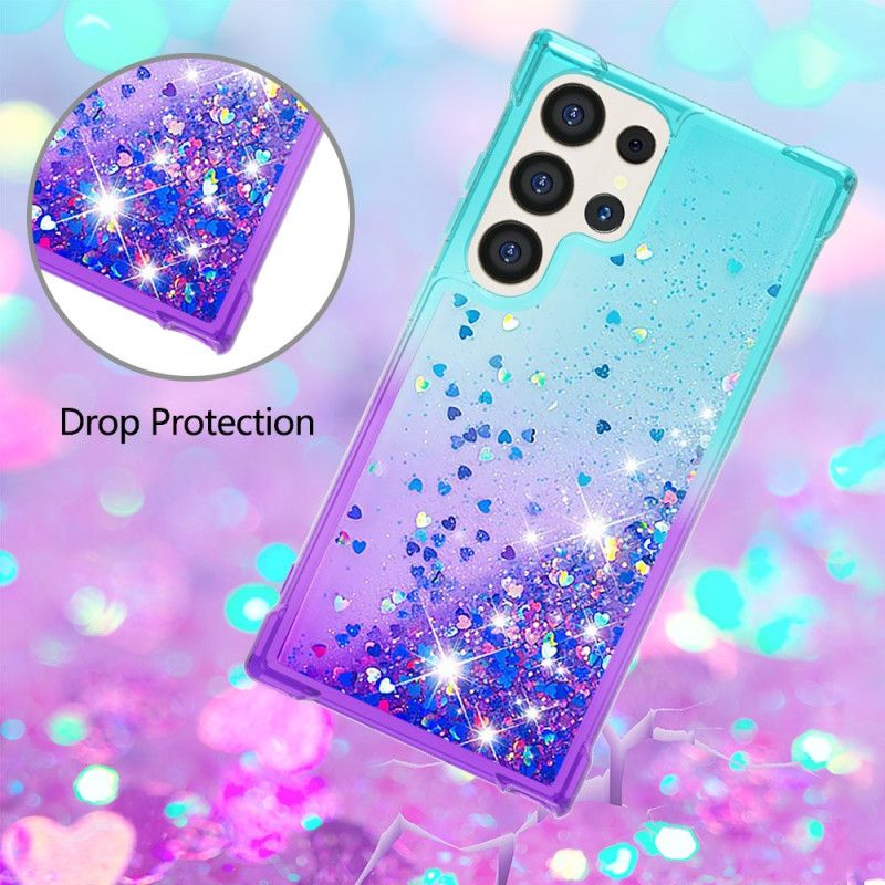 Cover Samsung Galaxy S24 Ultra 5g Flydende Glitter