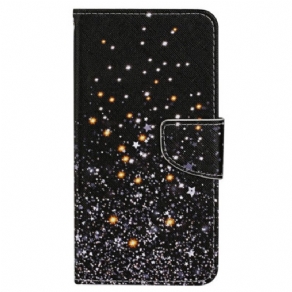 Flip Cover Samsung Galaxy S24 Ultra 5g Stjerner Med Rem