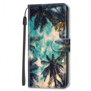 Flip Cover Samsung Galaxy S24 Ultra 5g Strap Palms