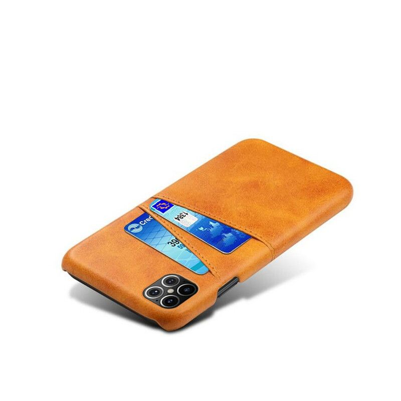 Cover iPhone 12 Pro Max Dobbelt Kortholder