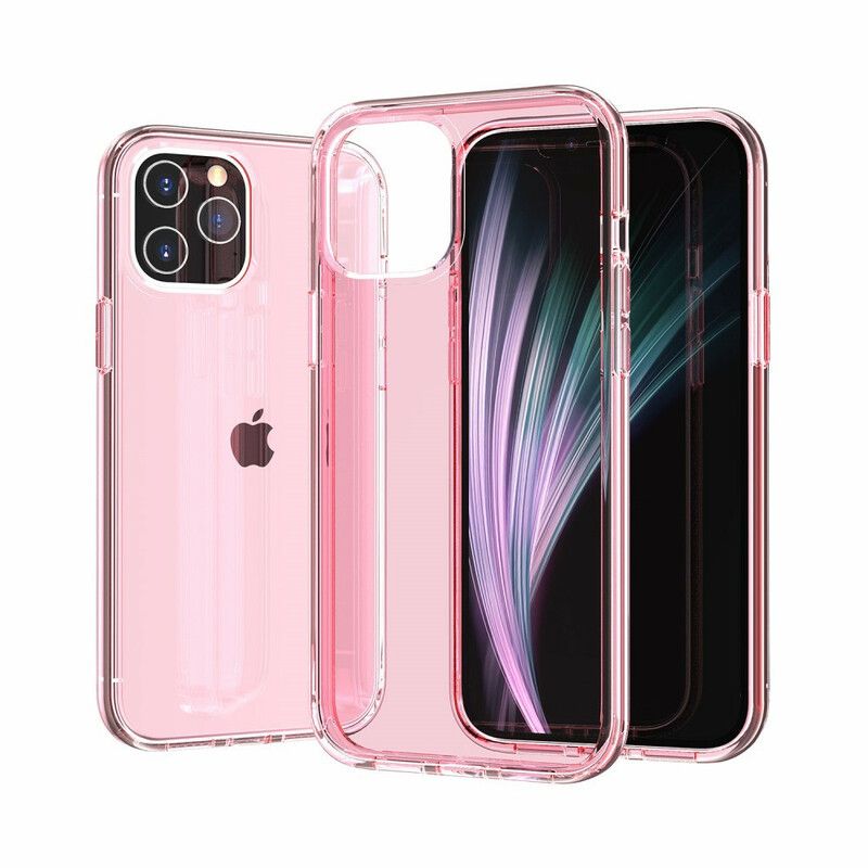 Cover iPhone 12 Pro Max Farvet Transparent