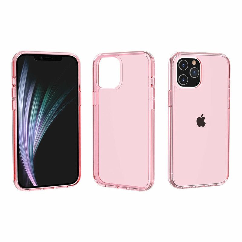 Cover iPhone 12 Pro Max Farvet Transparent