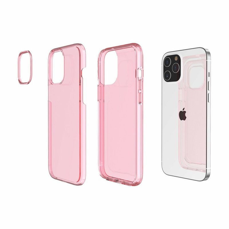 Cover iPhone 12 Pro Max Farvet Transparent