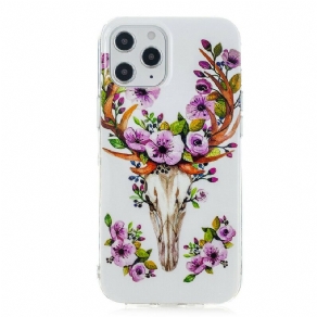 Cover iPhone 12 Pro Max Fluorescerende Blomsterelg