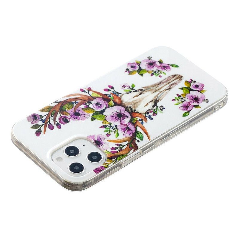 Cover iPhone 12 Pro Max Fluorescerende Blomsterelg