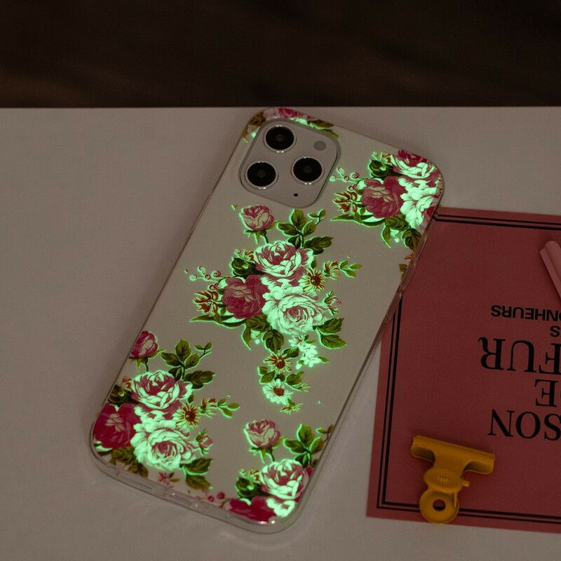 Cover iPhone 12 Pro Max Fluorescerende Frihedsblomster