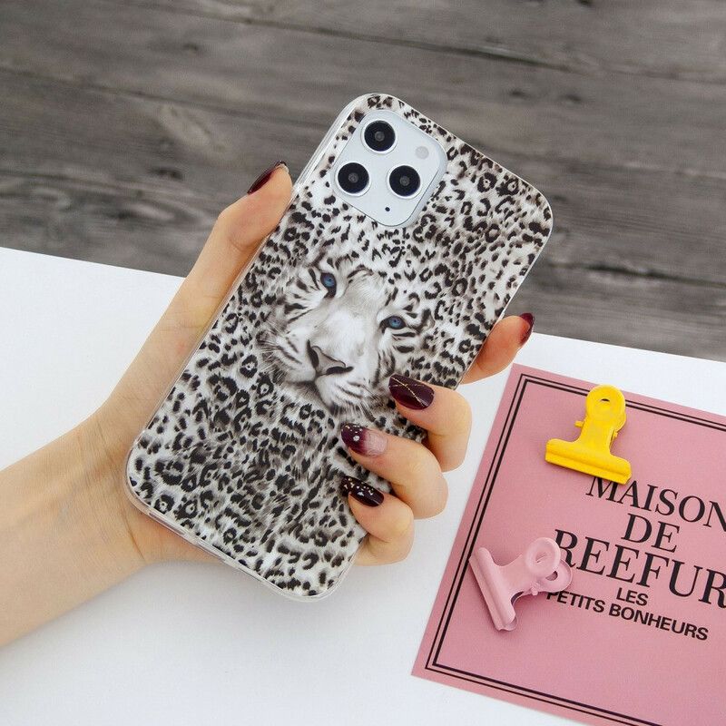 Cover iPhone 12 Pro Max Fluorescerende Leopard